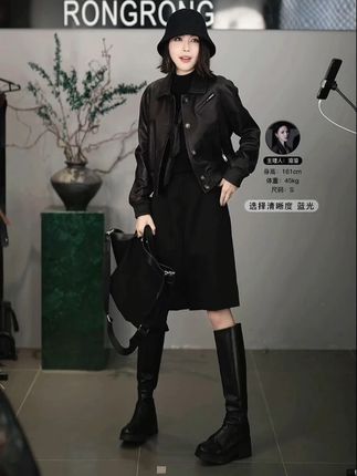 【干练酷感】RONGRONG 设计感通勤风短裤 #溶溶RONGRONG #中裤女 #西裤 #中裤短裤 #通勤风穿搭
