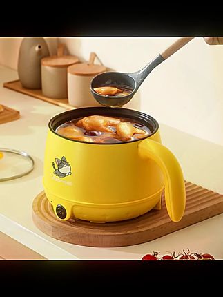 电煮锅多功能家用小电锅宿舍煮面煎炒一体小电饭锅电火锅1.8升#多功能电煮锅 #家用小电锅 #宿舍神器 #煮面煎炒一体 #美食烹饪