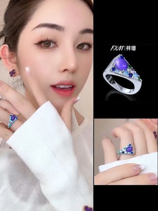 国风风格的戒指尊嘟太美了~高级感瞬间拿捏 #戒指 #首饰分享 #时尚饰品 #网红爆款饰品 #高级
