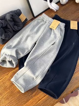 男童秋冬加绒卫裤 #秋冬新款 #高品质童装 #童装厂家