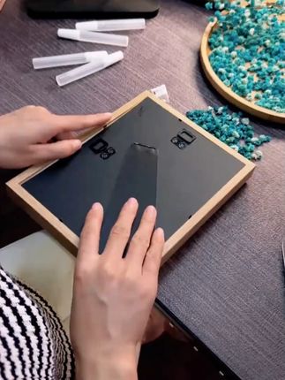教师节礼物送老师姓氏相框套装diy手工满天星材料包男女生送老 #教师节礼物 #送老师姓氏相框套装 #diy手工