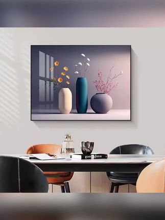 餐厅装饰画轻奢高级感挂画现代简约奶油风花瓶花卉饭厅挂画装饰画 #装饰画 #挂画 #饭厅装饰画 #餐厅装饰画 #餐厅挂画
