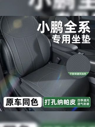 小鹏g6必备车品|小鹏g6用品|小鹏汽车专用坐垫|小鹏汽车座 小鹏M03/G6/P7+专车专用座垫,透气打孔,加长设计,包裹更全面,耐脏易打理#小鹏m03 小鹏p7+#小鹏g6