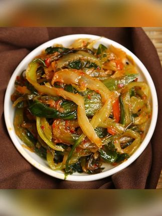 无为阿兴安徽芜湖传统美食荻港香菜香辣爽口下饭菜#下饭神器 #美味佳肴等你来 #地方菜特色推荐