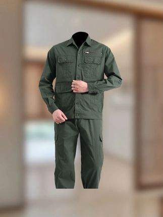 工作服套装 #工作服套装 #透气套装 #电焊工装 #耐磨套装 #劳保服