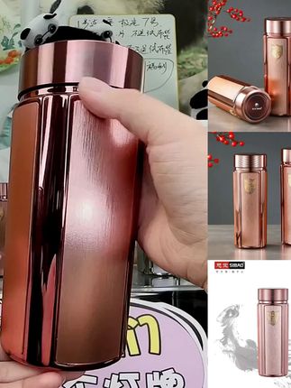 思宝旗舰店新款方舟T8/9真空保温杯办公商务礼品车载便捷男女