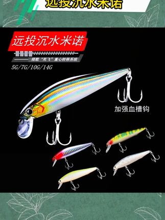 死飞银刃悬浮悬停米诺远投路亚假饵淡水海钓翘嘴鲈鱼鳜鱼通杀鱼饵#假饵 #渔具 #渔具用品 #钓鱼