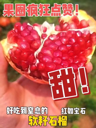 “懒人福音”软籽革命 不用吐籽的“红宝石”石榴,颠覆你对石榴的认知!#不用吐籽的石榴 #石榴 #合优网 #抖音电商小助手