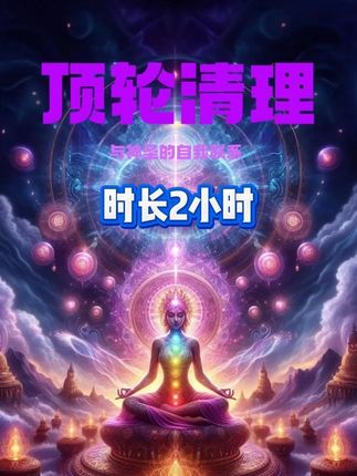 285. 顶轮疗愈 冥想音乐 963Hz 时长2小时 与神圣的自我联系 提高你的振动 #冥想 #身心灵 #疗愈 #音疗 #抖音创作者大会