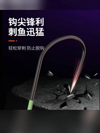 钓王李震20付无结子线双钩鲢鳙新关东青草鱼黑坑竞技成品大炮鱼钩#钓鱼用具 #成品鱼钩 #鲢鳙钓鱼 #青草鱼鱼钩 #黑坑竞技