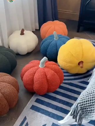 南瓜抱枕可爱少女心车载北欧毛绒沙发客厅创意沙发抱枕飘窗垫靠垫#可爱抱枕 #少女心好物 #车载抱枕 #沙发抱枕 #创意家居