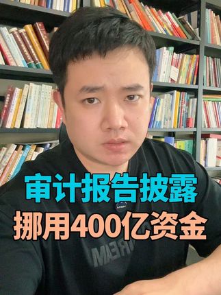 审计报告披露挪用400亿资金