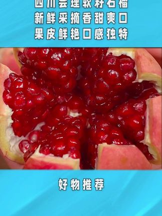 四川会理软籽石榴3斤/5斤新鲜当季水果鲜甜多汁多仓发##d