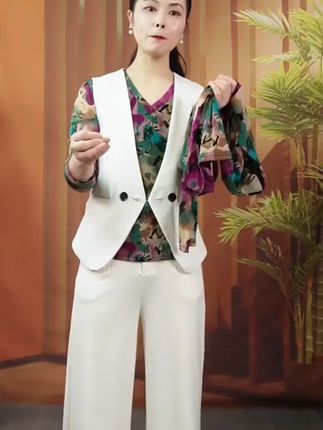 小西装马甲女春秋外套时尚洋气2025春秋款短款背心外搭设计马甲#女士春秋马甲 #小西装马甲 #时尚洋气 #短款背心 #外搭设计