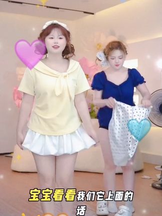 2025年大码女装新款设计感海军领蝴蝶结短袖T恤3305 #短袖上衣 #大码女装 #百搭上衣 #时尚穿搭 #设计感小众上衣