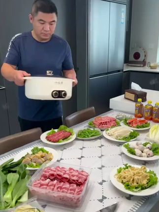 【发货快】小白象7L大容量L大火力鸳鸯锅家用火锅双控温一体电 #鸳鸯锅 #大容量 #居家必备 #电锅
