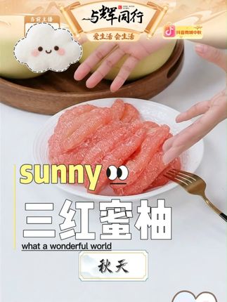 福建三红蜜柚新鲜水果果肉厚实多汁颗粒饱满 #三红蜜柚 #柚子 #新鲜水果 #快来一起尝个鲜 #颗粒饱满