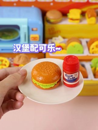 能拼的美食店铺开始营业啦~ #拼积木玩具 #美食积木玩具 #汉堡拼拼乐 #过家家玩具 #儿童益智玩具