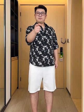 胖子一穿就变渣的禁欲系休闲套装,去约会这样穿,女友倒贴都要嫁给你!#微胖穿搭 #高级感穿搭 #显瘦穿搭