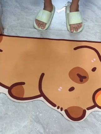 好物推荐给家里浴室安排一个这样的硅藻泥吸水地垫
