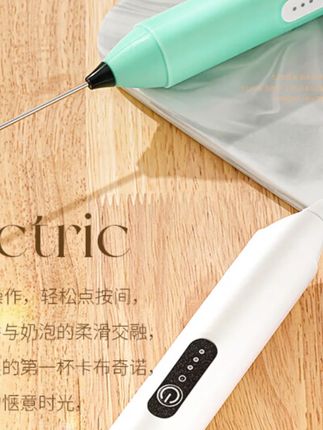 打蛋器电动奶泡器咖啡搅拌棒家用手持搅奶棒无线打泡器起泡器#家用好物 #打蛋器 #电动工具 #奶泡器 #厨房小帮手