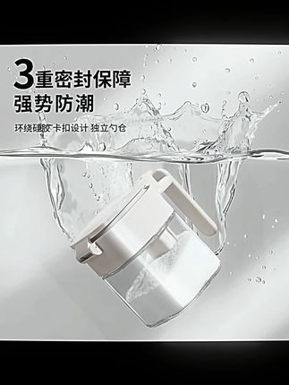 CUGF/厨贵妃新款调料盒勺料分离调料罐家用密封防潮盐罐调味瓶#调料盒 #密封防潮 #勺料分离 #CUGF厨贵妃 #家用好物