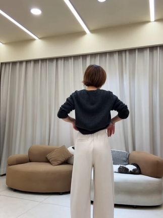 大码女装显瘦百搭休闲松紧腰卫裤 #简约大气 #显瘦裤子 #卫裤 #谁穿谁好看 #大码女装120斤到220斤