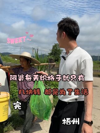 阿婆每天就赚几块钱都是为了生活 #乡村生活 #看土味视频品百味人生 #农村趣事 #记录生活 @欧阳锋广东小火鸡