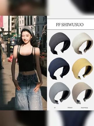 FF 易梦玲同款高品质升级版宽边发箍氛围感高颅顶针织四季戴发饰 #发箍 #易梦玲同款 #发饰 #高颅顶发箍 #发带