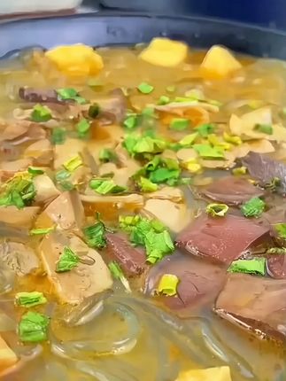 原味鸭血粉丝汤#原味鸭血粉丝汤