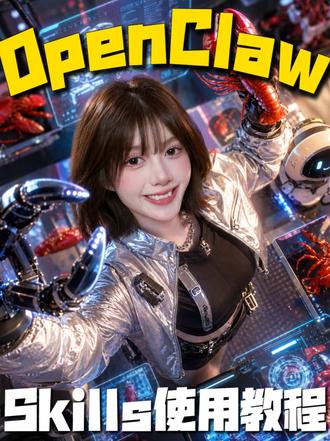 OpenClaw小龙虾 Skills小白使用教程 #ai #aiagent #ai教学 #openclaw #Skills
