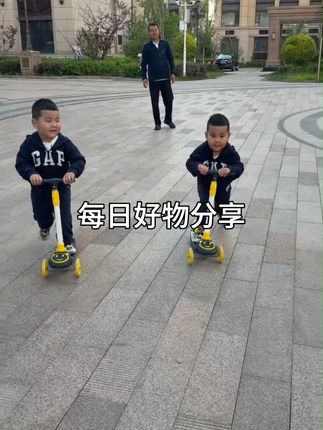 儿童滑板车1-2-3-4-8岁可座可骑三合一公主款男女孩宝宝溜溜车滑