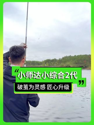 #中逵小师达2代 轻量手感,破茧成蝶#极轻小综合 #小综合二代 #小师达钓竿