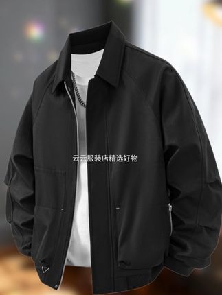 翻领夹克#夹克 #复古夹克 #时尚穿搭 男装 #时尚