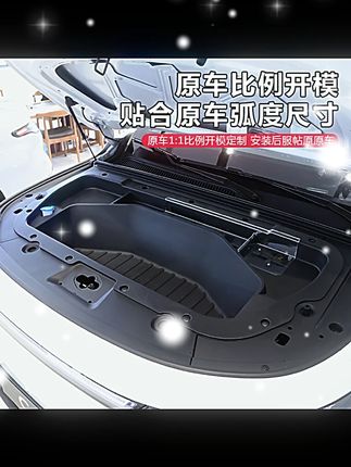 适用零跑C10/C16/B10前备箱储物盒引擎盖收纳箱汽车配件用品改装 #汽车配件 #配件 #小车用品