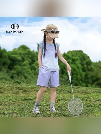 亲子女童速干运动背心套装夏装洋气中大童2025新款儿童夏季两件套  #好物推荐 #居家锻炼 #干货好物