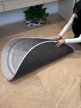 高级感圆形现代地毯客厅沙发茶几毯转椅摇椅垫衣帽间卧室床边垫子 #圆形地毯 #高级感地毯 #客厅地毯 #书房地毯 #圆形地毯地垫