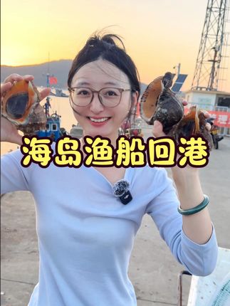 开海后的码头真热闹,渔船回港,拉回好多海鲜 #出海捕鱼 #新农人计划2025 #大海的馈赠 #开海 #海岛生活