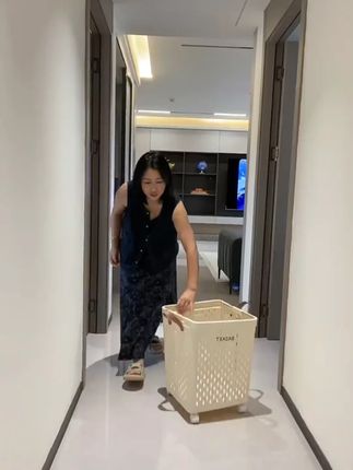 可折叠脏衣服收纳筐家用脏衣篮卫生间脏衣篓放衣服神器浴室洗衣篮#家用收纳 #脏衣篮 #可折叠 #卫生间好物 #收纳神器