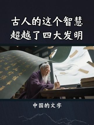 古人的这个智慧超越了四大发明#国学文化 #智慧人生 #中华文化