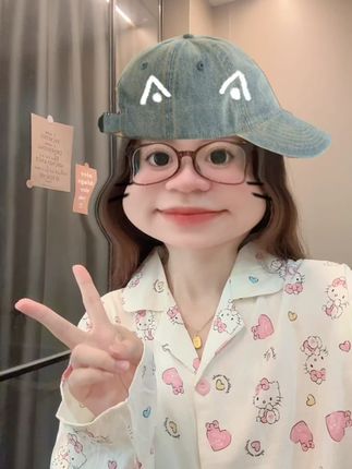 穿好看的睡衣治愈一整天!kitty好少女呀! #睡衣家居服#睡衣控#慵懒风穿搭#宅家睡衣秀#可外穿家居服