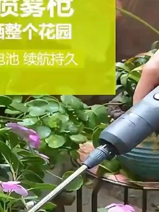 泓霏电动手柄喷雾器充电锂电浇水打药喷药洒水淋花养花喷枪喷雾器 #喷雾枪 #喷雾器 #电动喷雾器 #打药机 #浇花神器