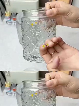 个位数两个海棠花玻璃密封罐#杯子控 #玻璃杯