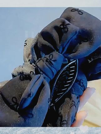 格雷系灰色大号蝴蝶结抓夹发饰气质高马尾神器发夹后脑勺盘发发卡 #小饰品 #小件 #时尚饰品
