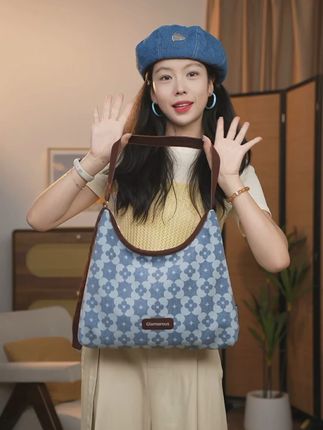 牛仔小兰花托特包 #包包 #包包推荐 #包包控