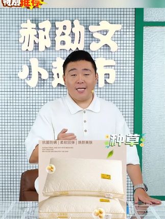 【送枕套】枕头护颈椎助睡眠单人宿舍枕芯一只装枕头芯一对装家用#枕头 #护颈枕 #睡眠枕 #枕芯