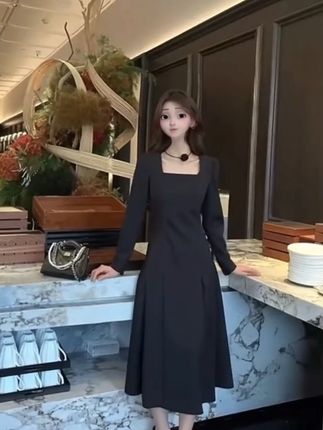 太心动了! 小孩哥小孩姐看了都心动的方领泡泡长袖裙,复古又时髦,你确定不来一条 ?#复古穿搭 #时髦精的ootd #长袖连衣裙 #泡泡袖连衣裙 #日常穿搭