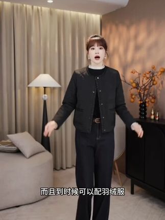 LMENY”格林棉服“气质拉满~小香风细密绗线菱格圆领棉服 #显瘦穿搭 #品质女装 #谁穿谁好看系列 #显瘦遮肉 #宽松有范