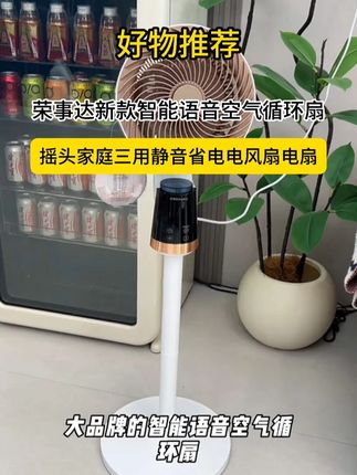 荣事达智能语音空气循环扇#家用落地电风扇推荐 #电风扇 #静音落地风扇推荐 #超便宜超划算 #夏季必备