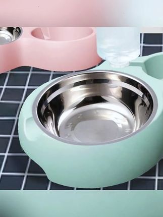 #郝劭文 推荐 猫碗狗碗狗盆可爱用品泰迪吃饭碗猫饭碗猫咪自动喂食碗猫盆猫咪碗 #不锈钢碗 #碗 #宠物碗 #宠物饭碗